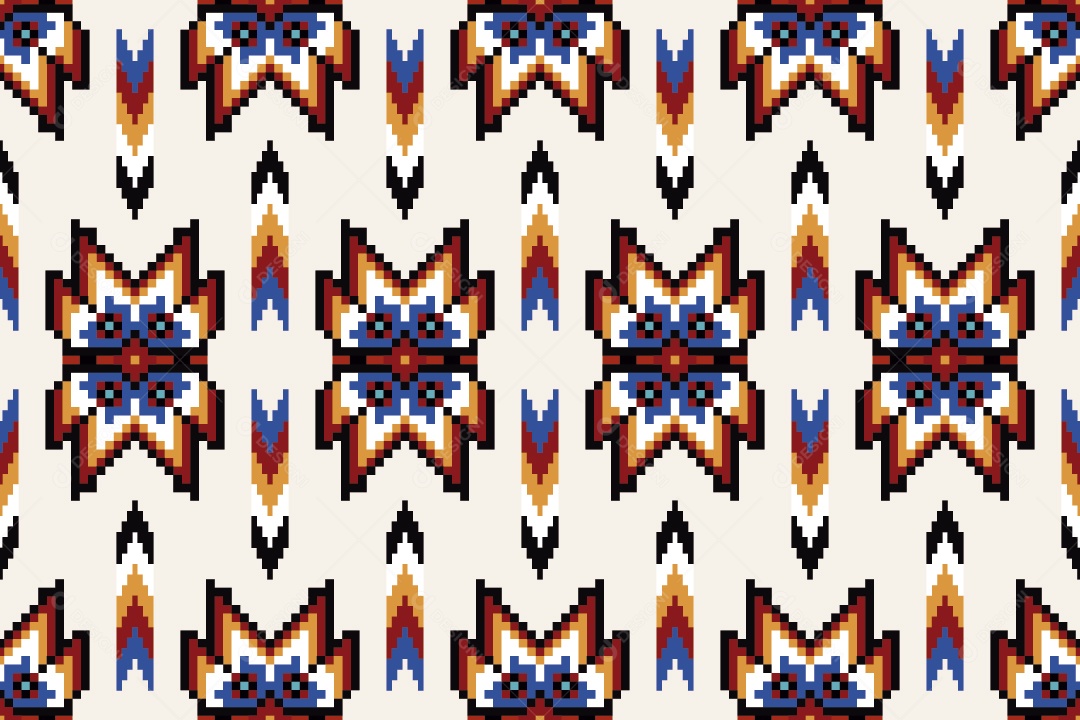 Padrão de Tapete Ilustração Vetor EPS