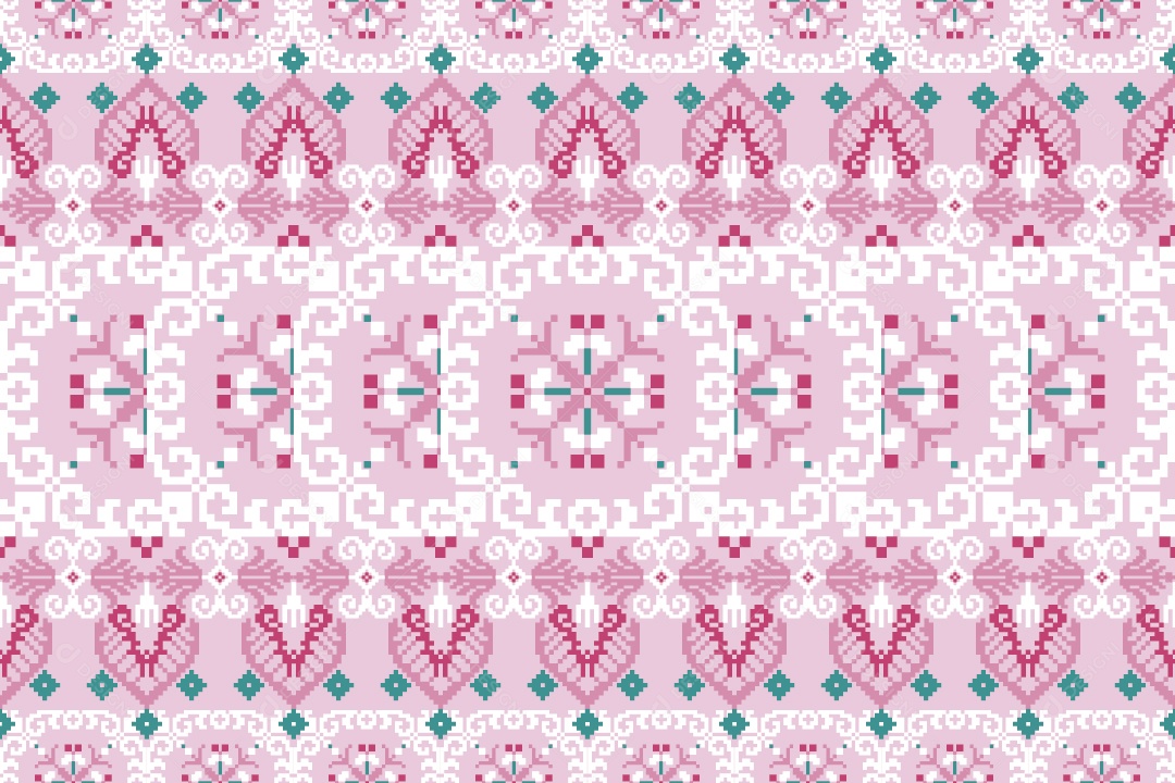 Padrão de Tapete Ilustração Vetor EPS