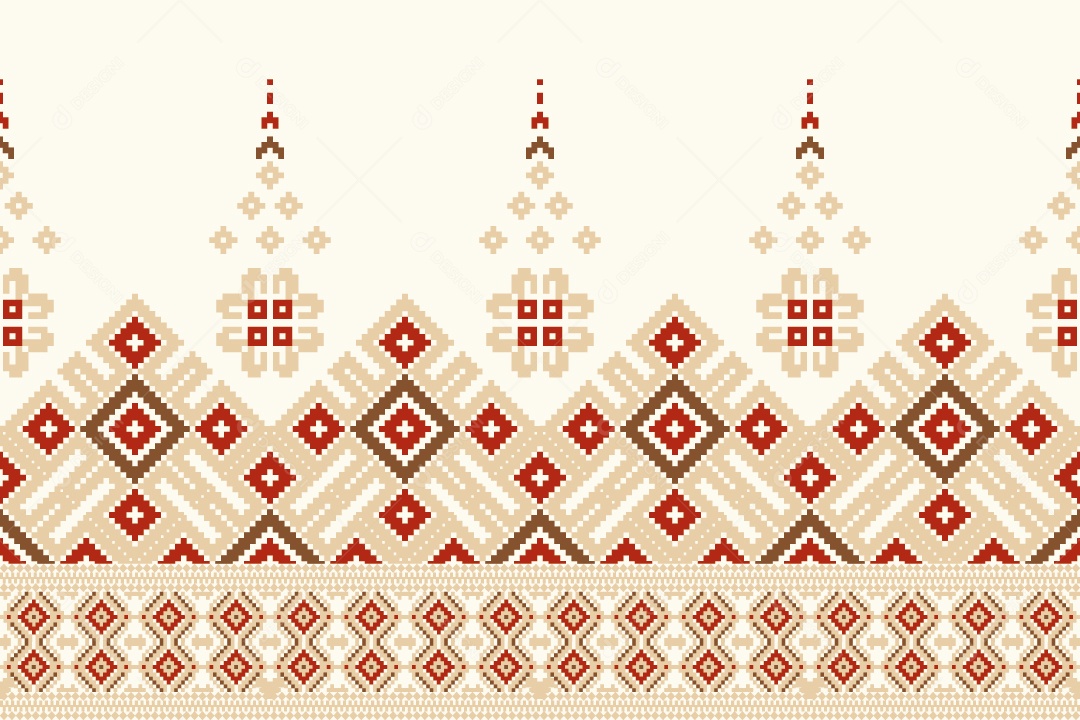 Padrão de Tapete Ilustração Vetor EPS