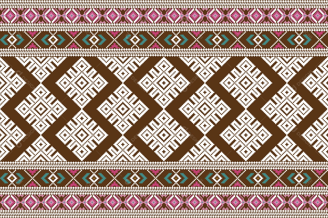 Padrão de Tapete Ilustração Vetor EPS