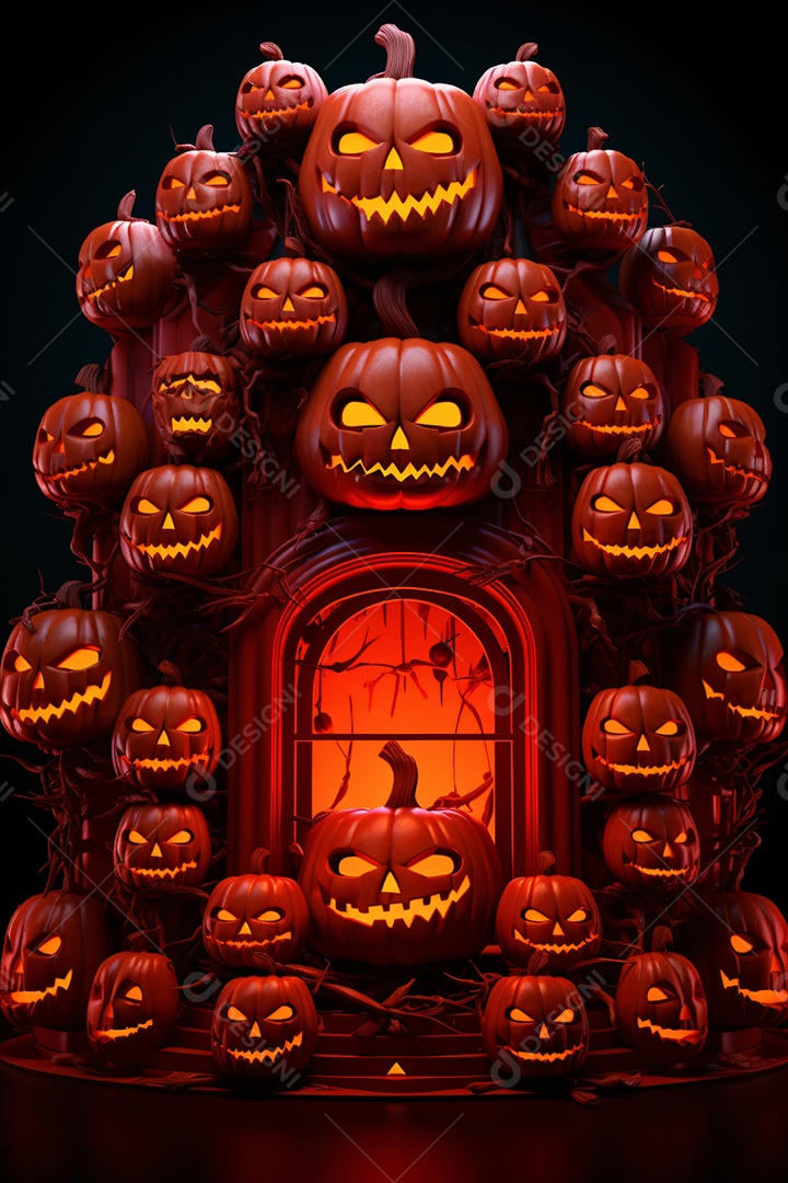 Cenário de halloween para flyer