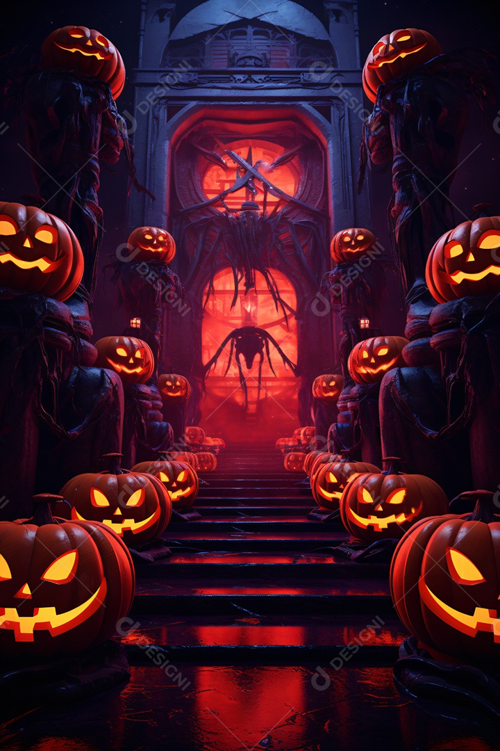 Cenário de halloween para flyer