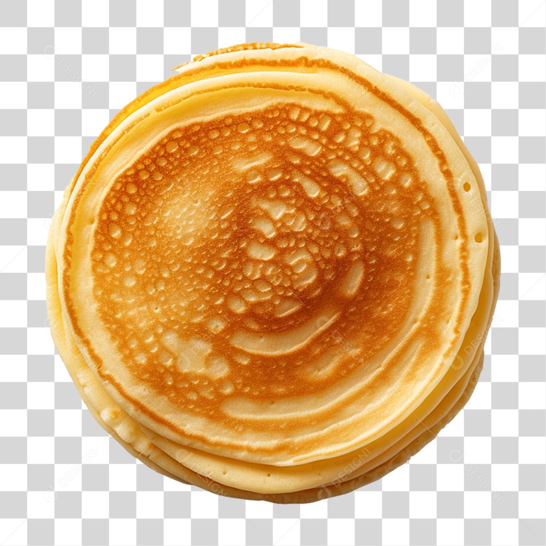 Panquecas em Prato PNG Transparente