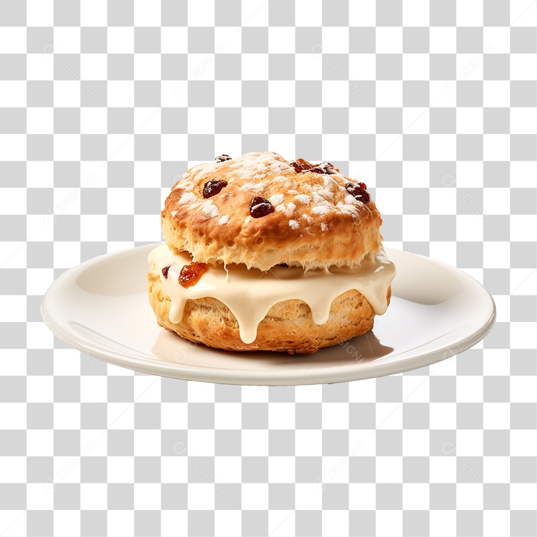 Bolo Doce com Recheio PNG Transparente