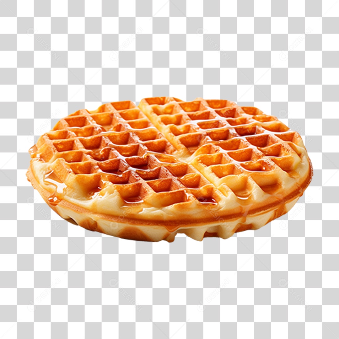 Waffle Massa PNG Transparente