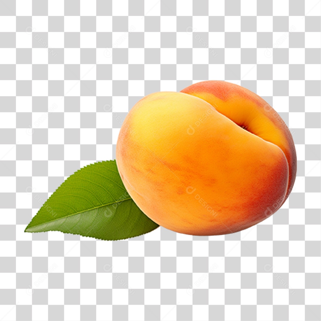 Fruta Pêssego PNG Transparente