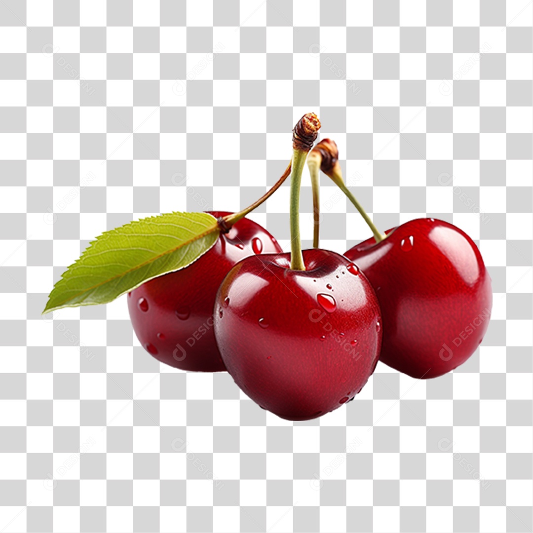 Cerejas Vermelhas PNG Transparente