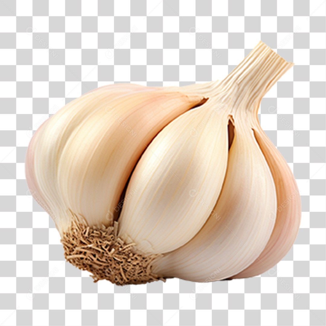 Cabeça de Alho Tempero PNG Transparente