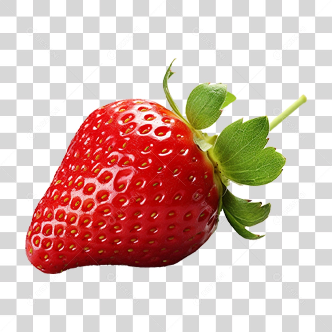 Frutas Morango PNG Transparente