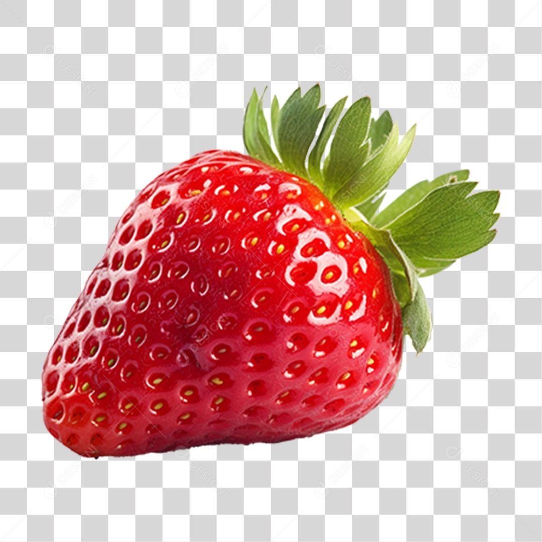 Frutas Morango PNG Transparente