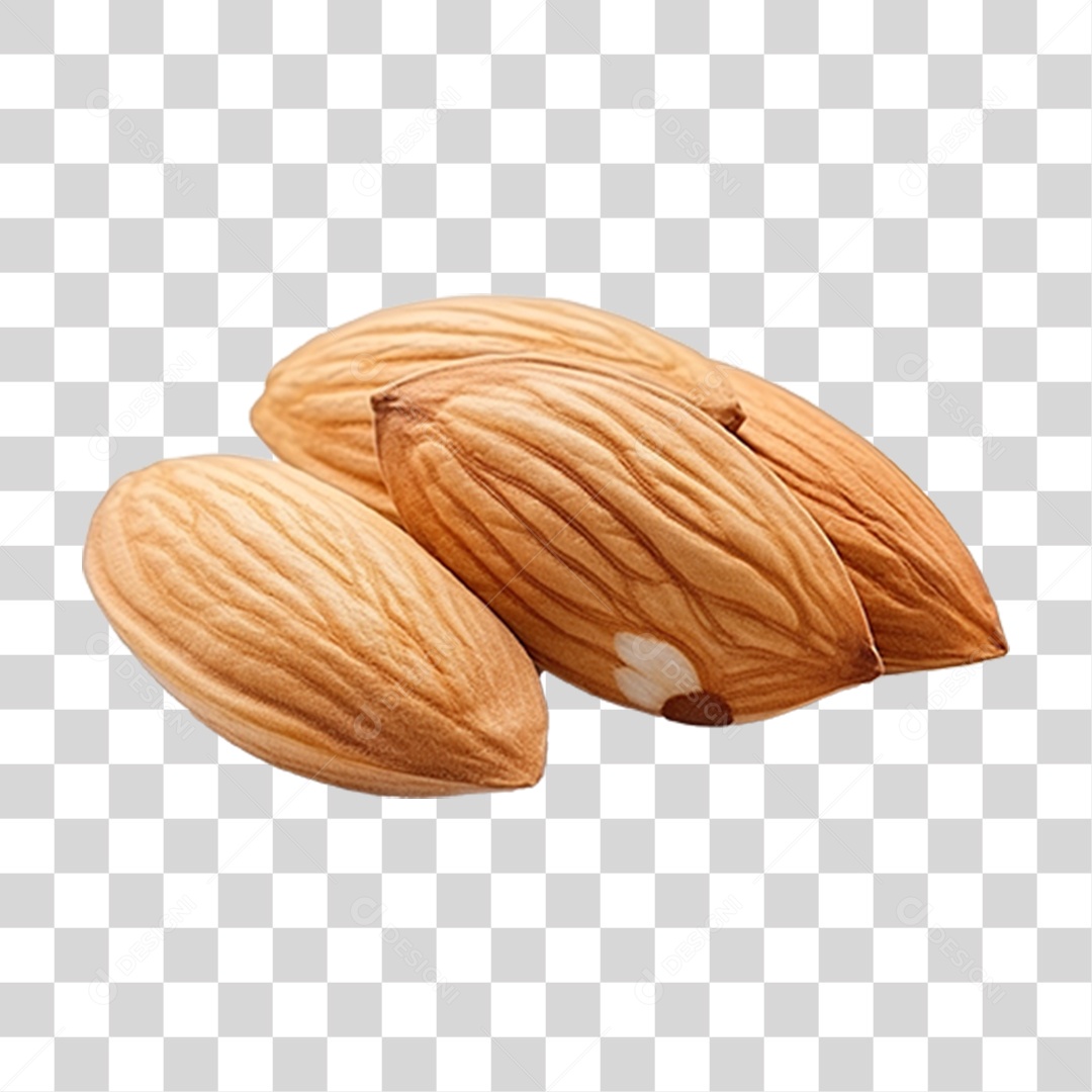 Frutas Amêndoa PNG Transparente