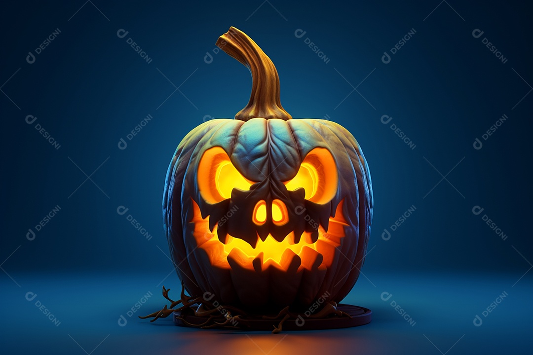 Fundo de lanternas de abóboras para halloween