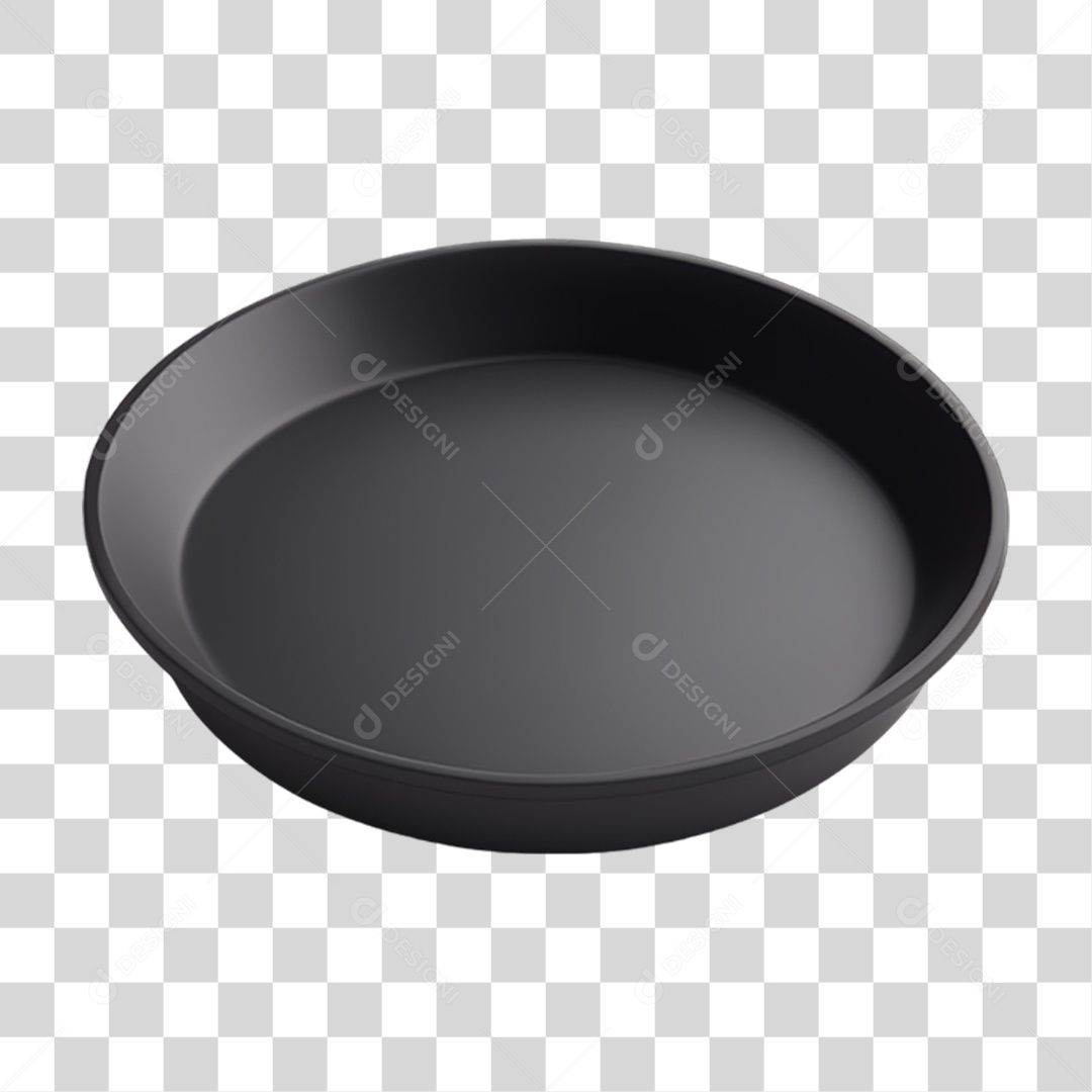 Frigideira Sem Alça PNG Transparente