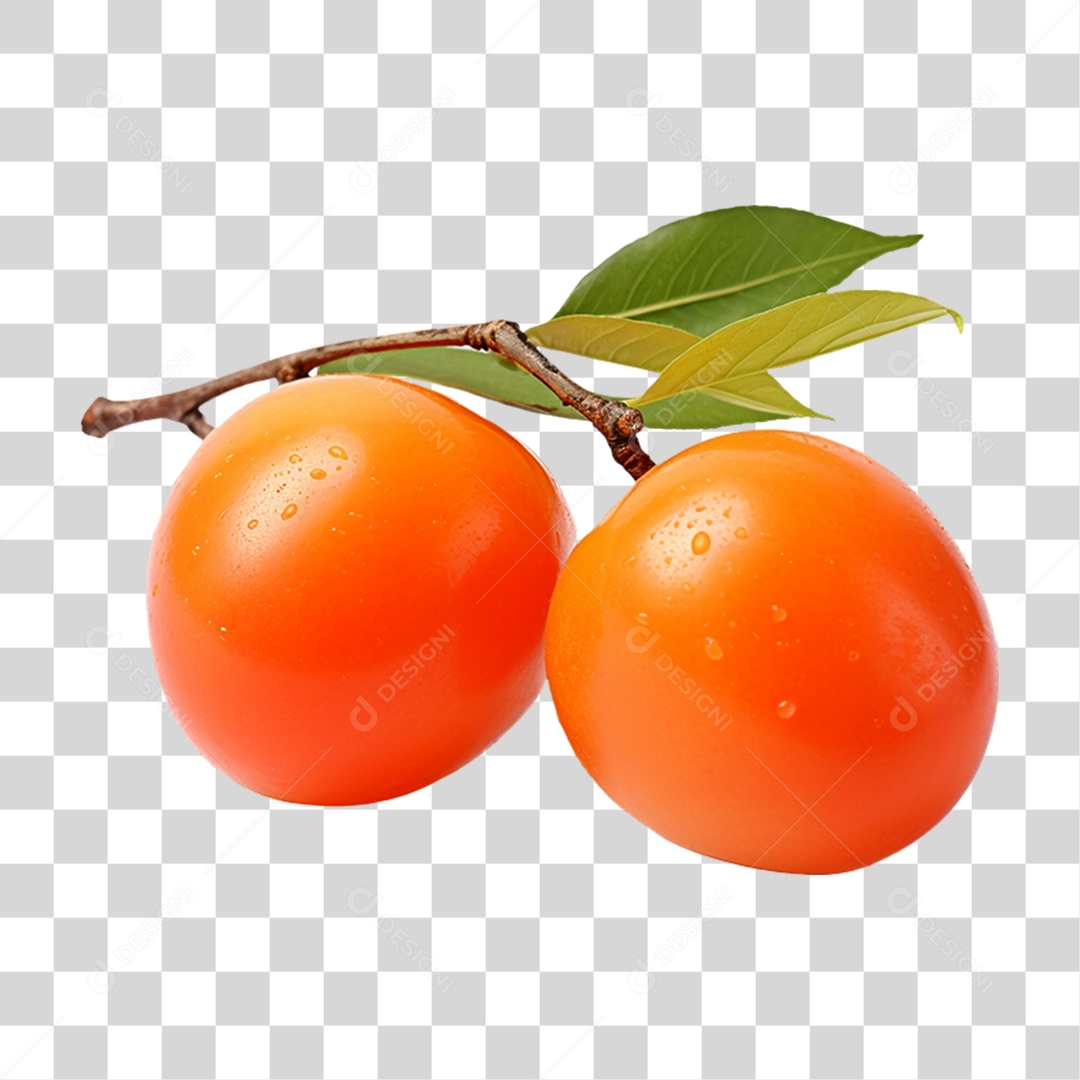 Verduras Legumes e Frutas Caqui PNG Transparente