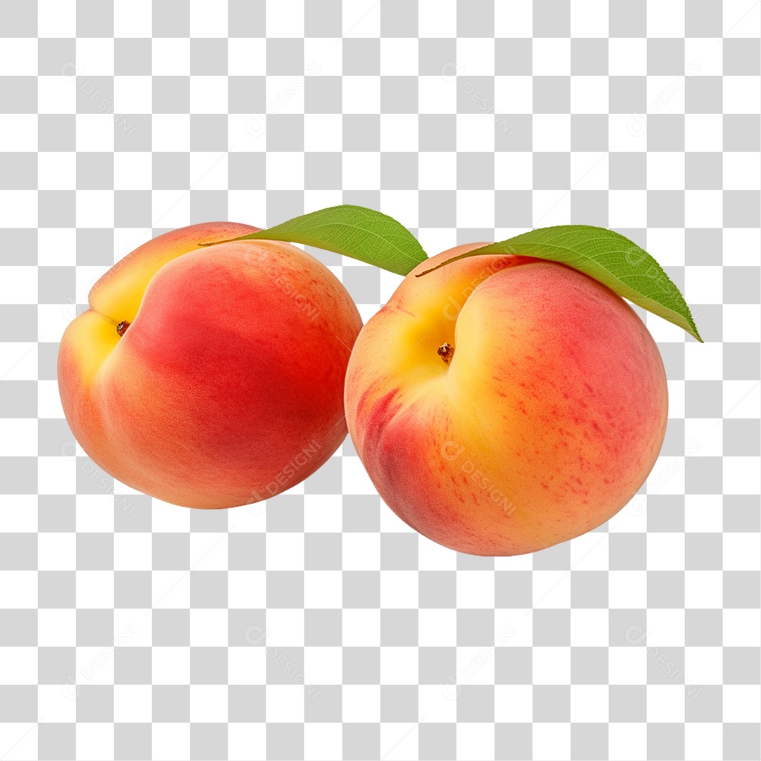 Verduras Legumes e Frutas Pêssego PNG Transparente