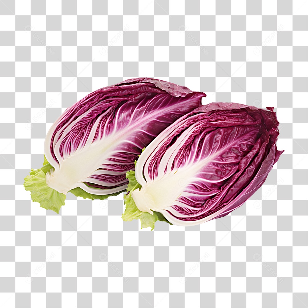 Verduras Legumes e Frutas Repolho Roxo PNG Transparente
