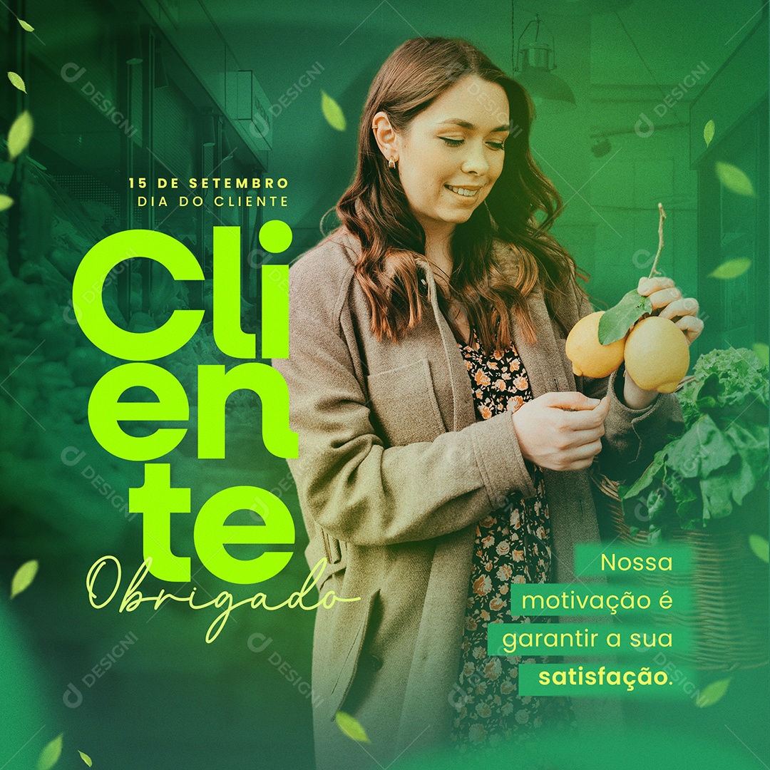 15 de Setembro Dia do Cliente Social Media PSD Editável
