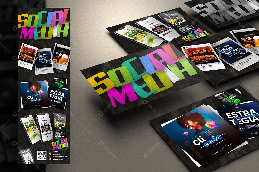 Apresentação Comercial Behance Churrascaria Dia do Cliente Marketing PSD Editável