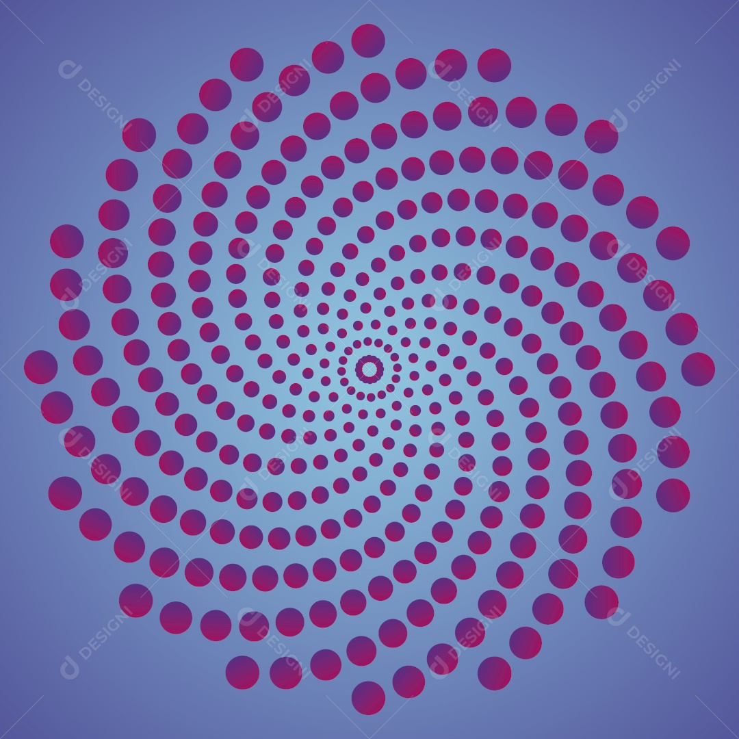 Background Espiral de Ilusão de Ótica EPS