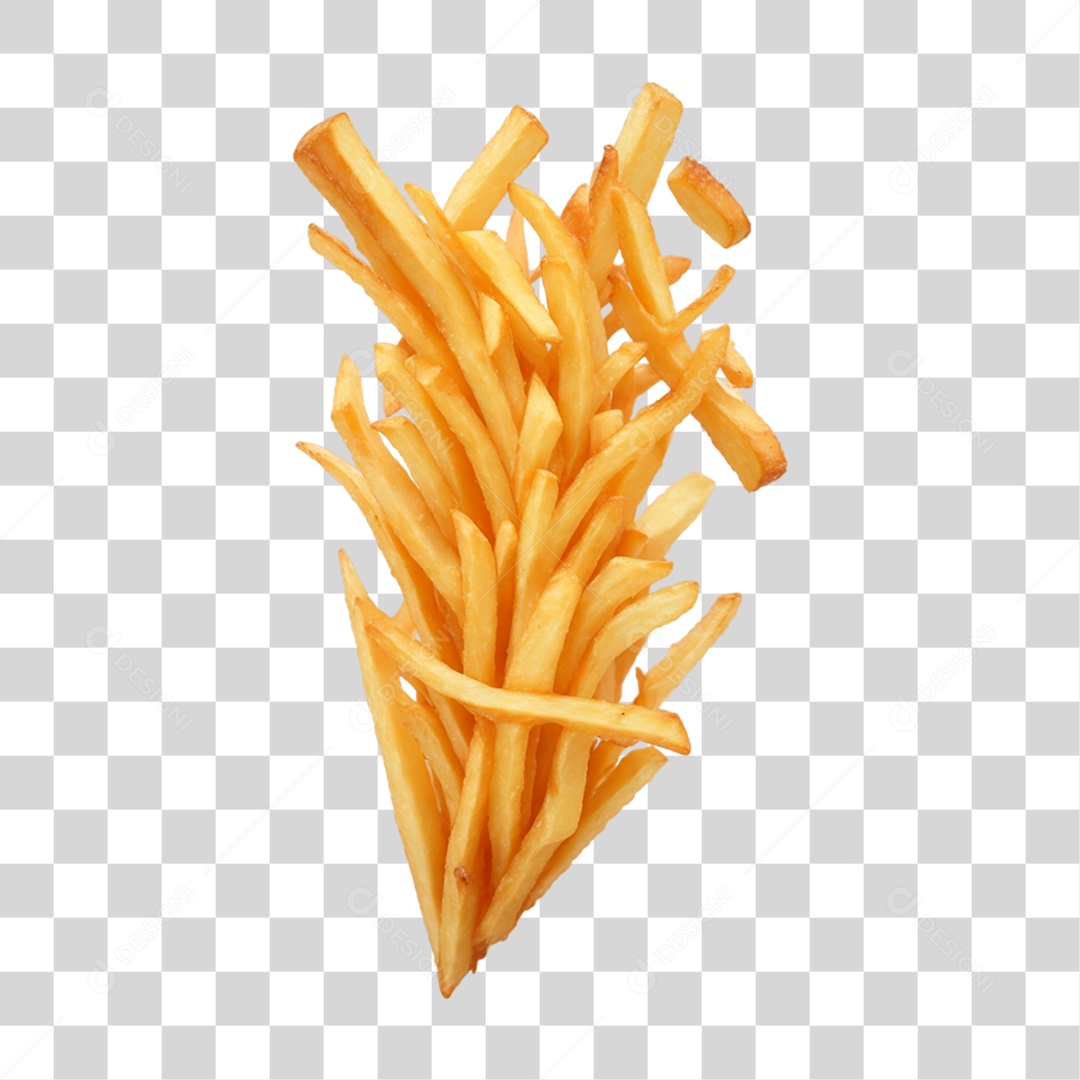 Batatas Fritas PNG Transparente
