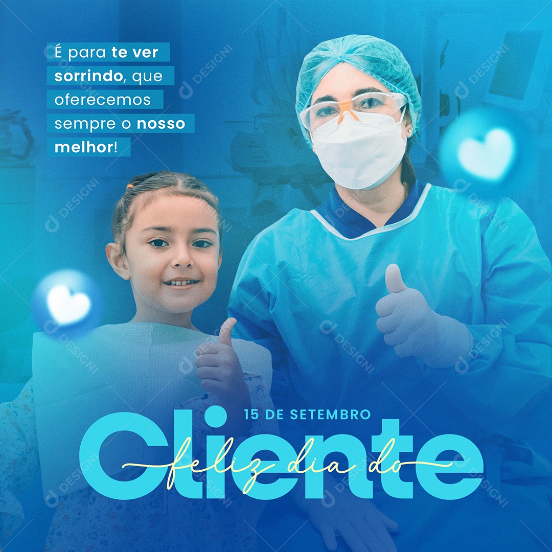 Dia do Cliente 15 de Setembro Social Media PSD Editável