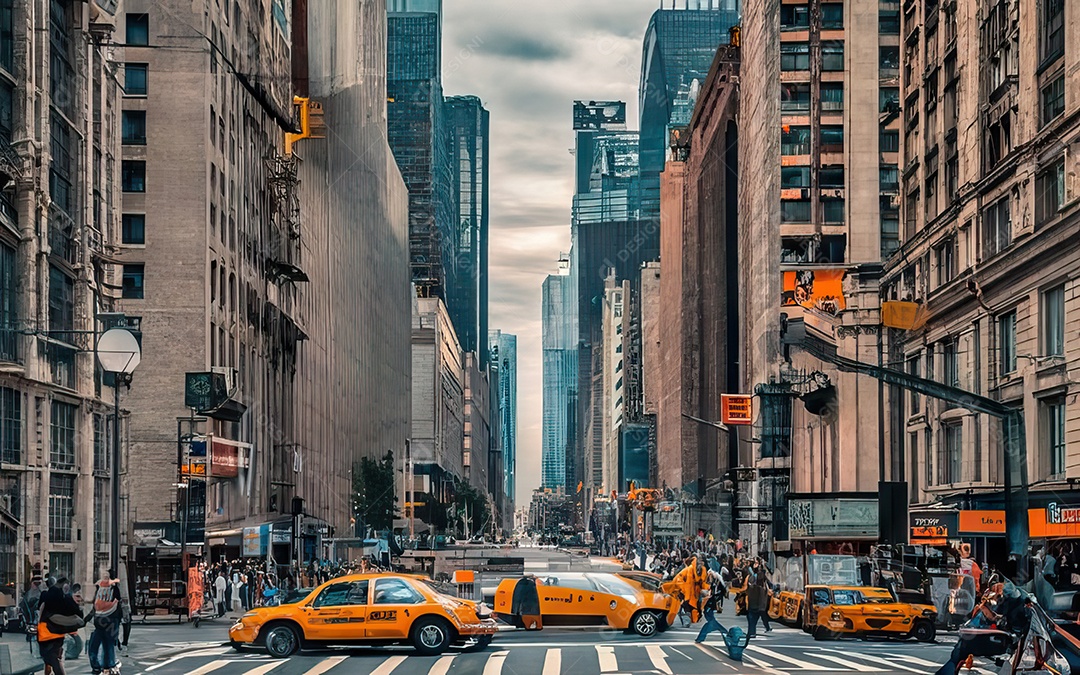 Imagem realista de cidade