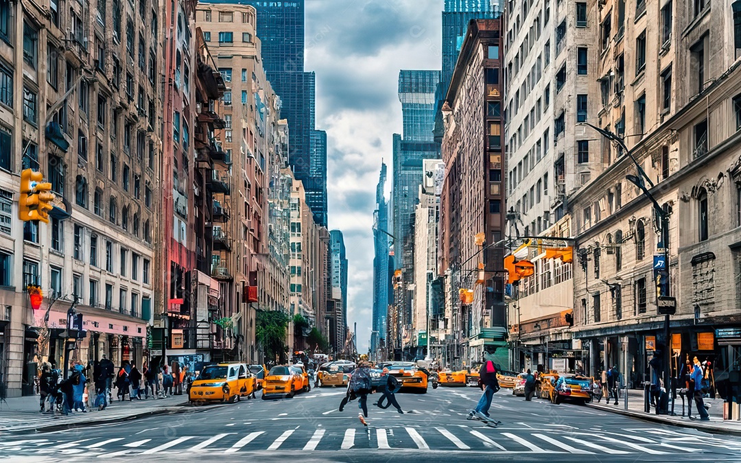 Imagem realista de cidade