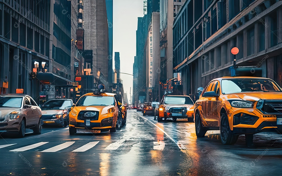 Imagem realista de cidade