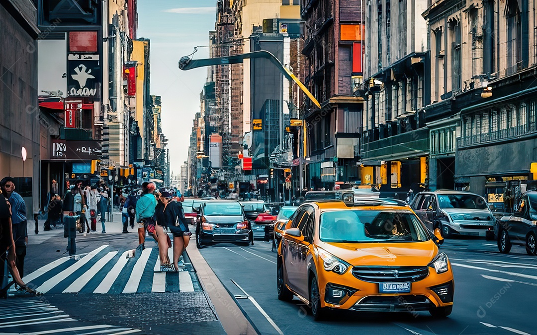 Imagem realista de cidade