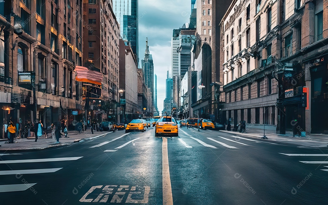 Imagem realista de cidade