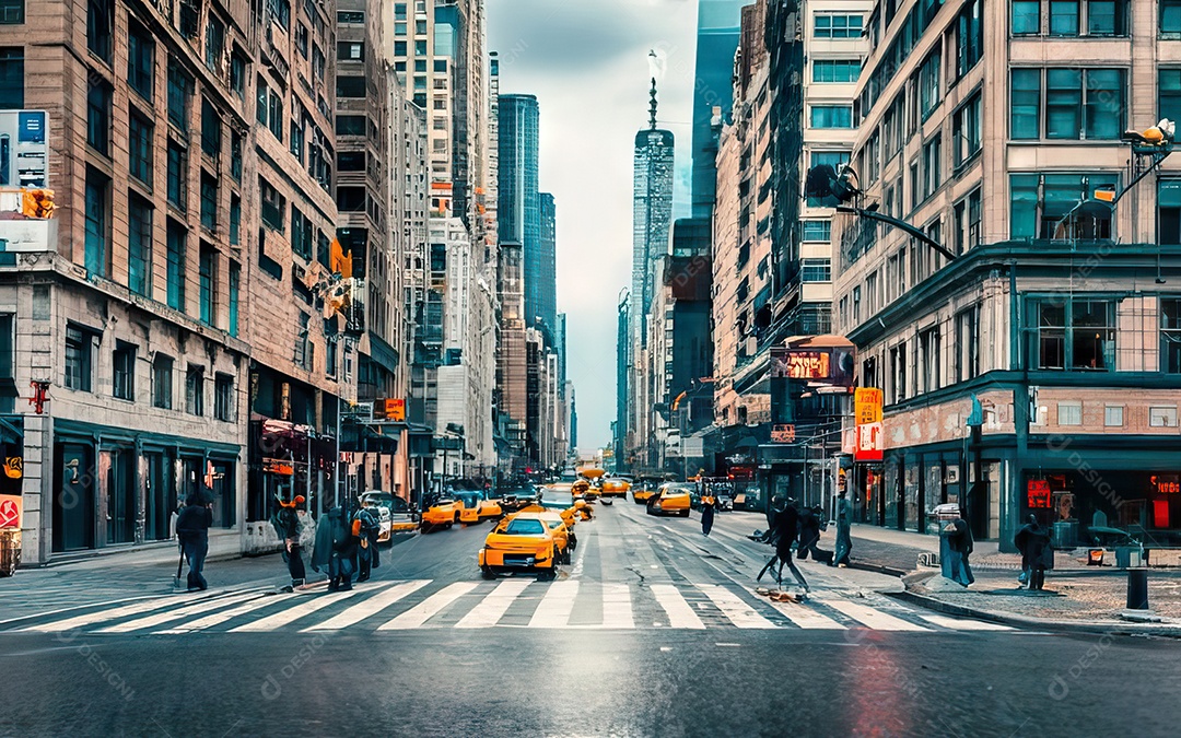 Imagem realista de cidade