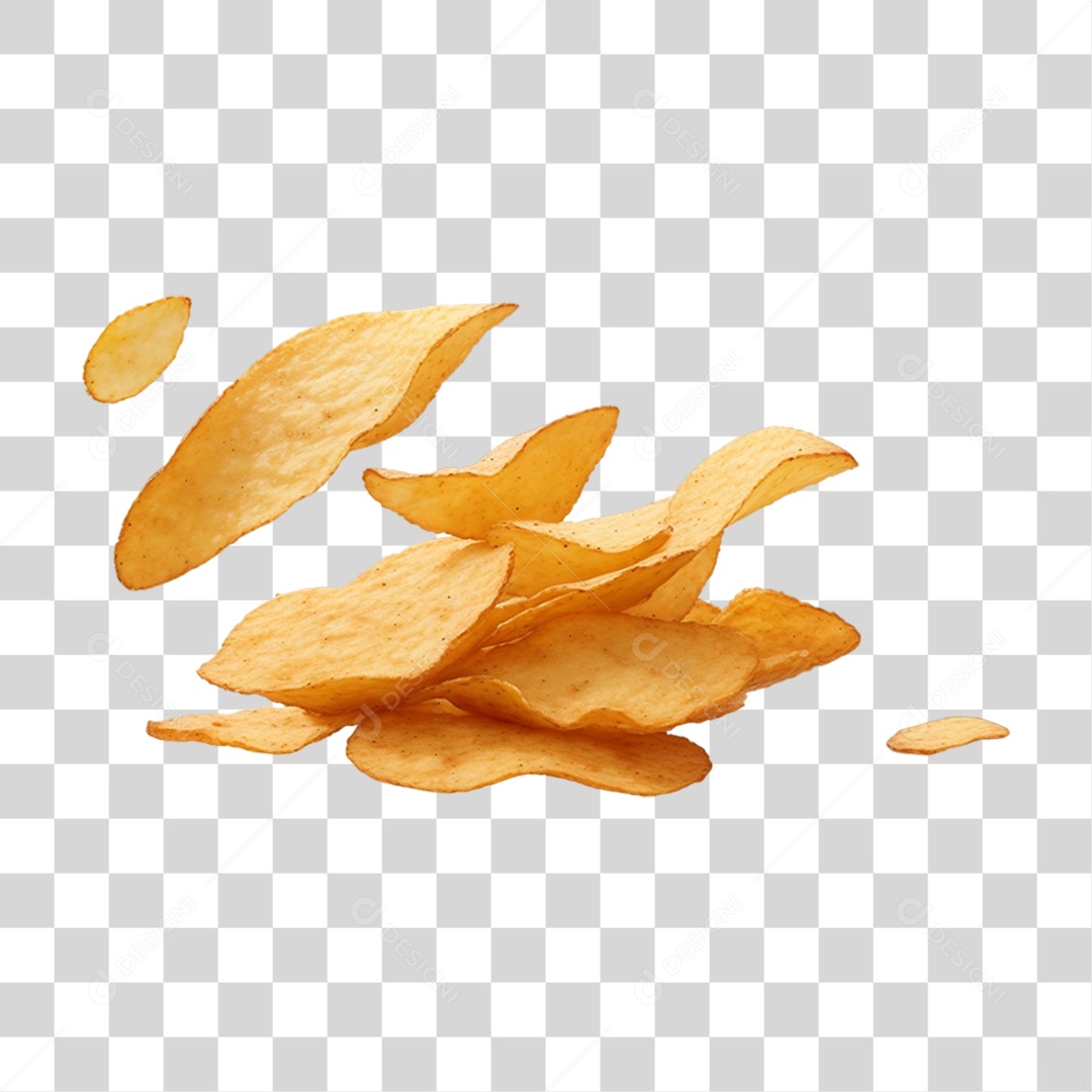 Batatas Fritas PNG Transparente
