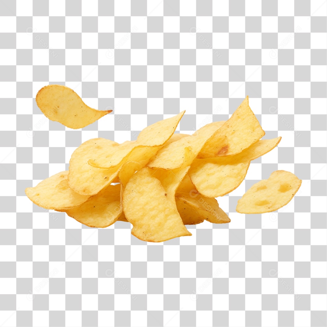 Batatas Fritas PNG Transparente