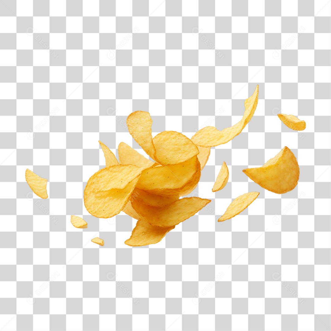 Batatas Fritas PNG Transparente