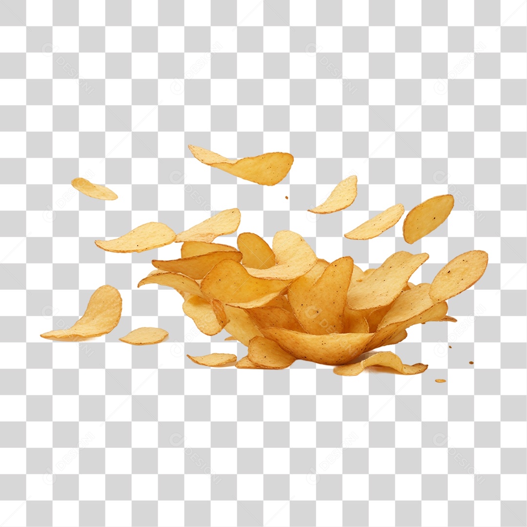 Batatas Fritas PNG Transparente