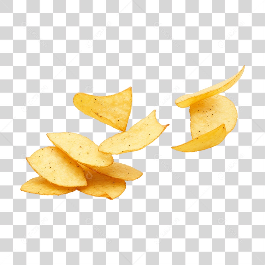 Batatas Fritas PNG Transparente
