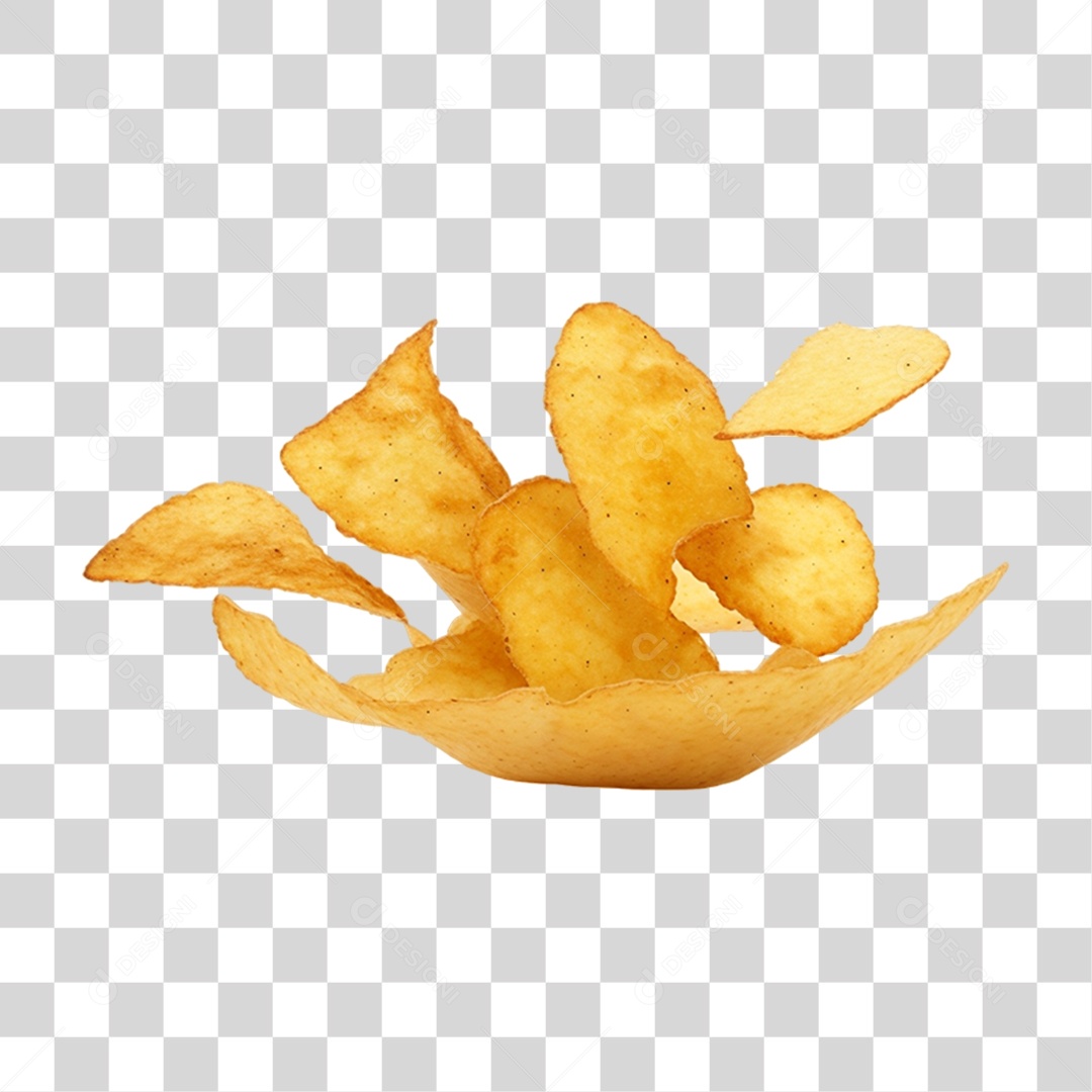 Batatas Fritas PNG Transparente