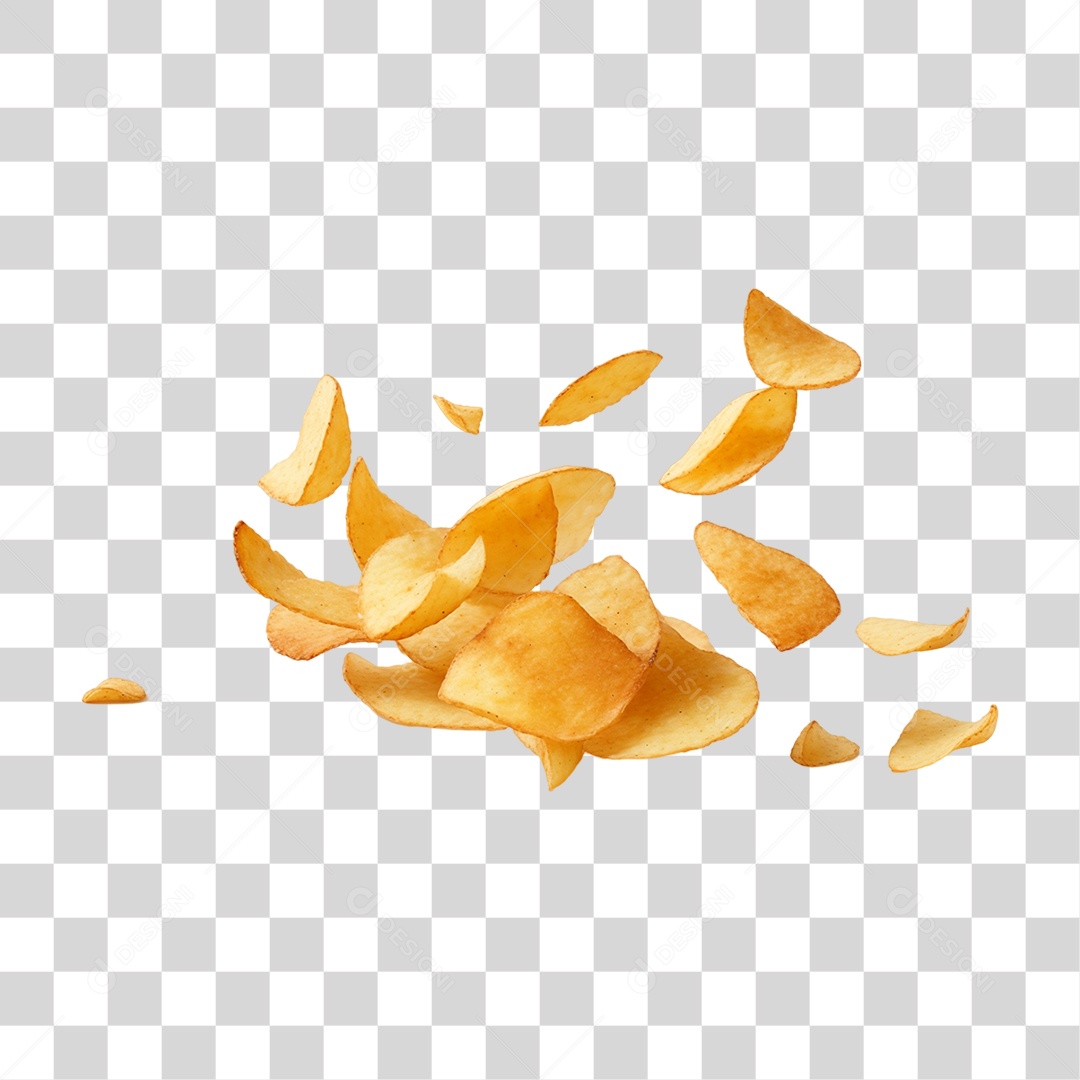 Batatas Fritas PNG Transparente