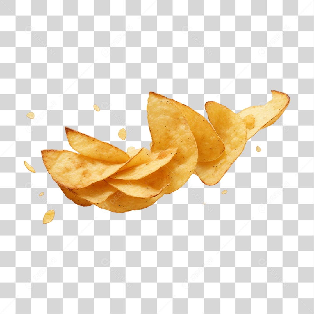 Batatas Fritas PNG Transparente