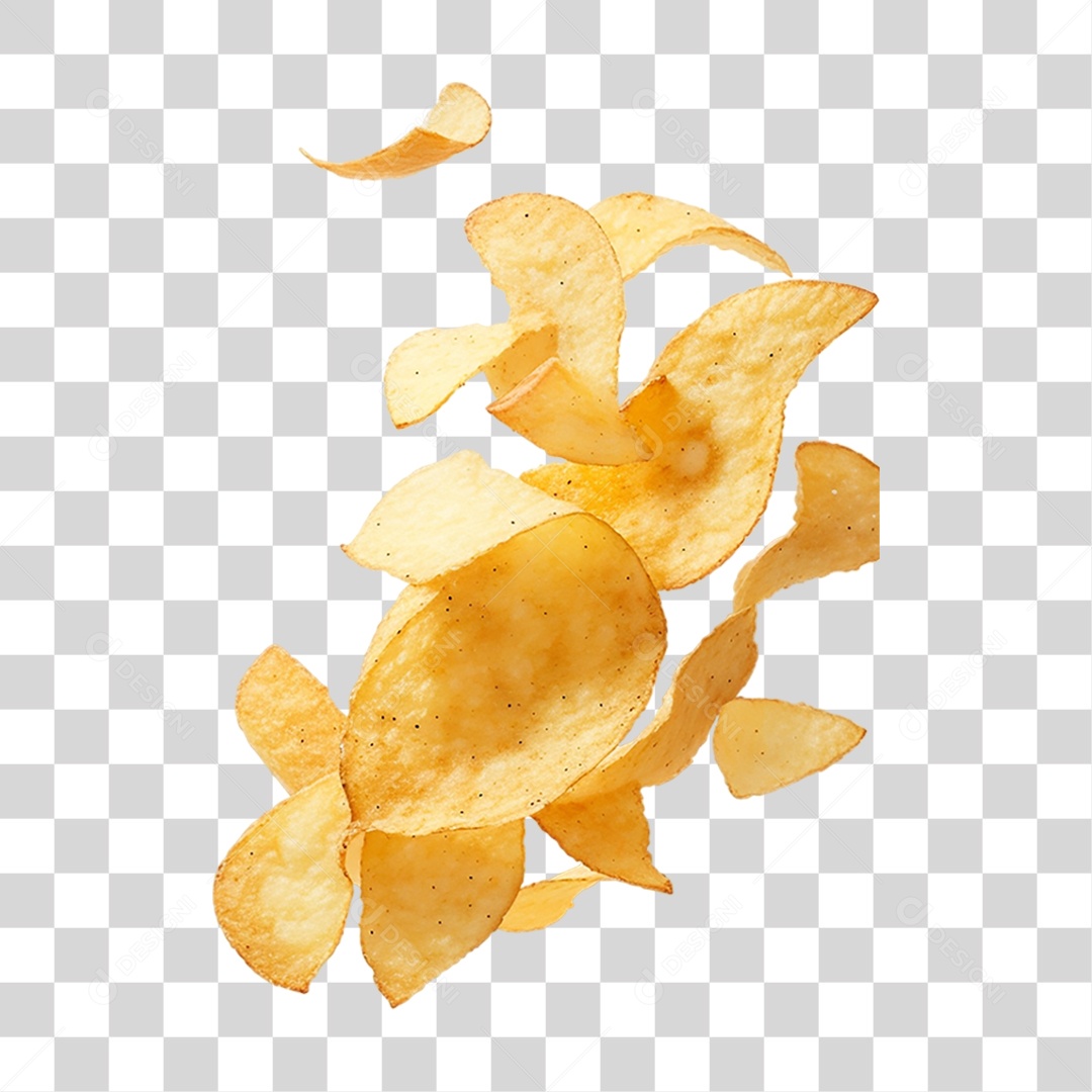 Batatas Fritas PNG Transparente