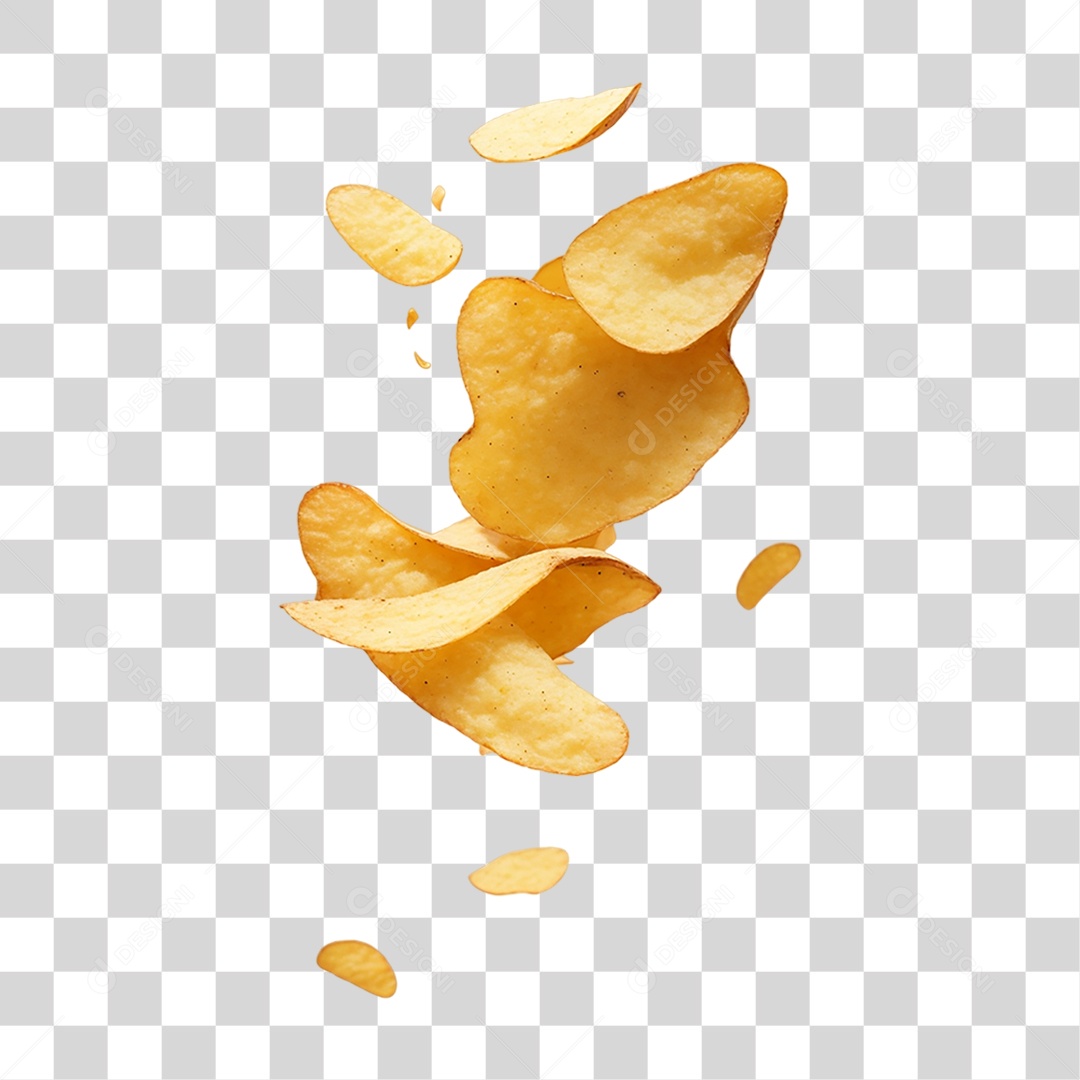 Batatas Fritas PNG Transparente