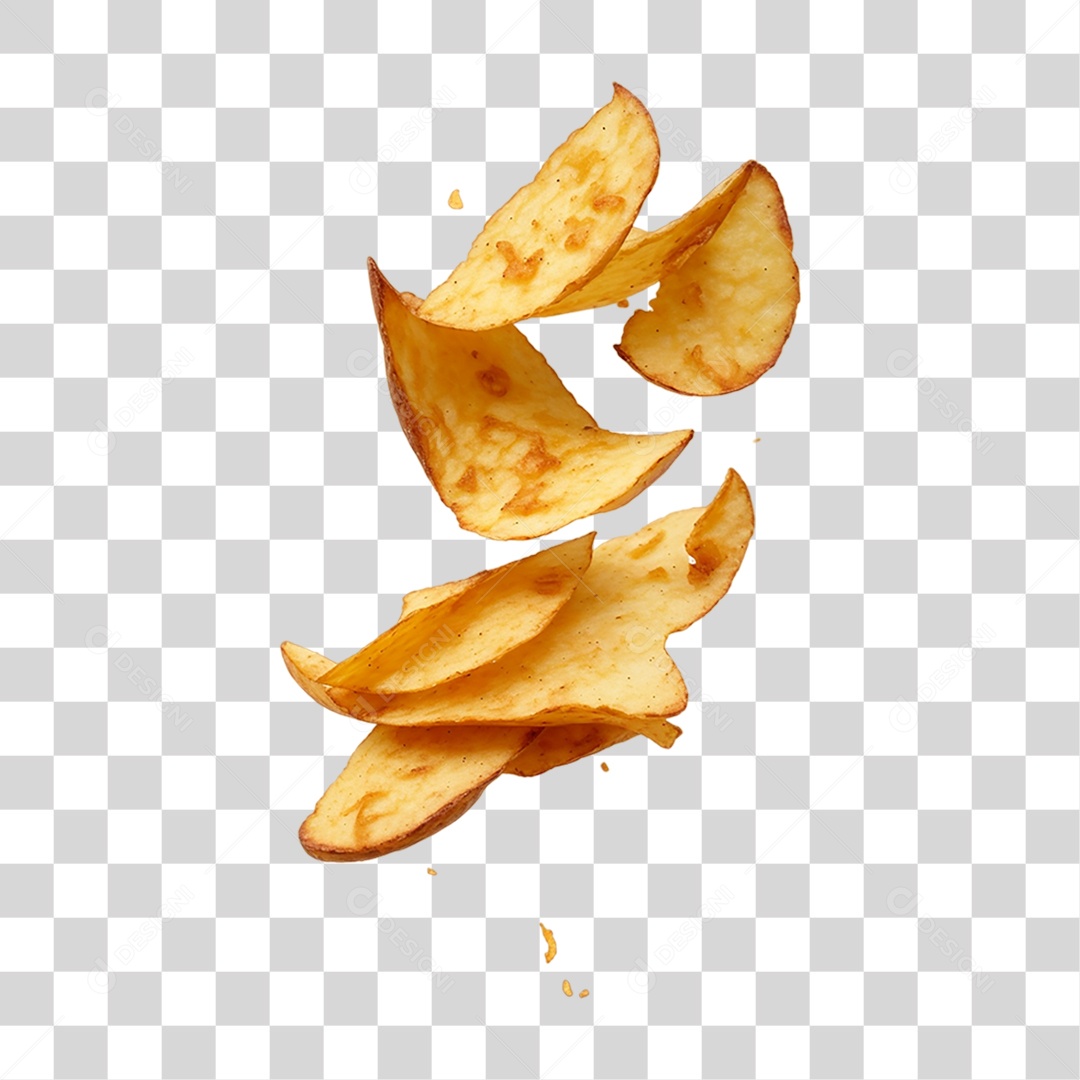 Batatas Fritas PNG Transparente
