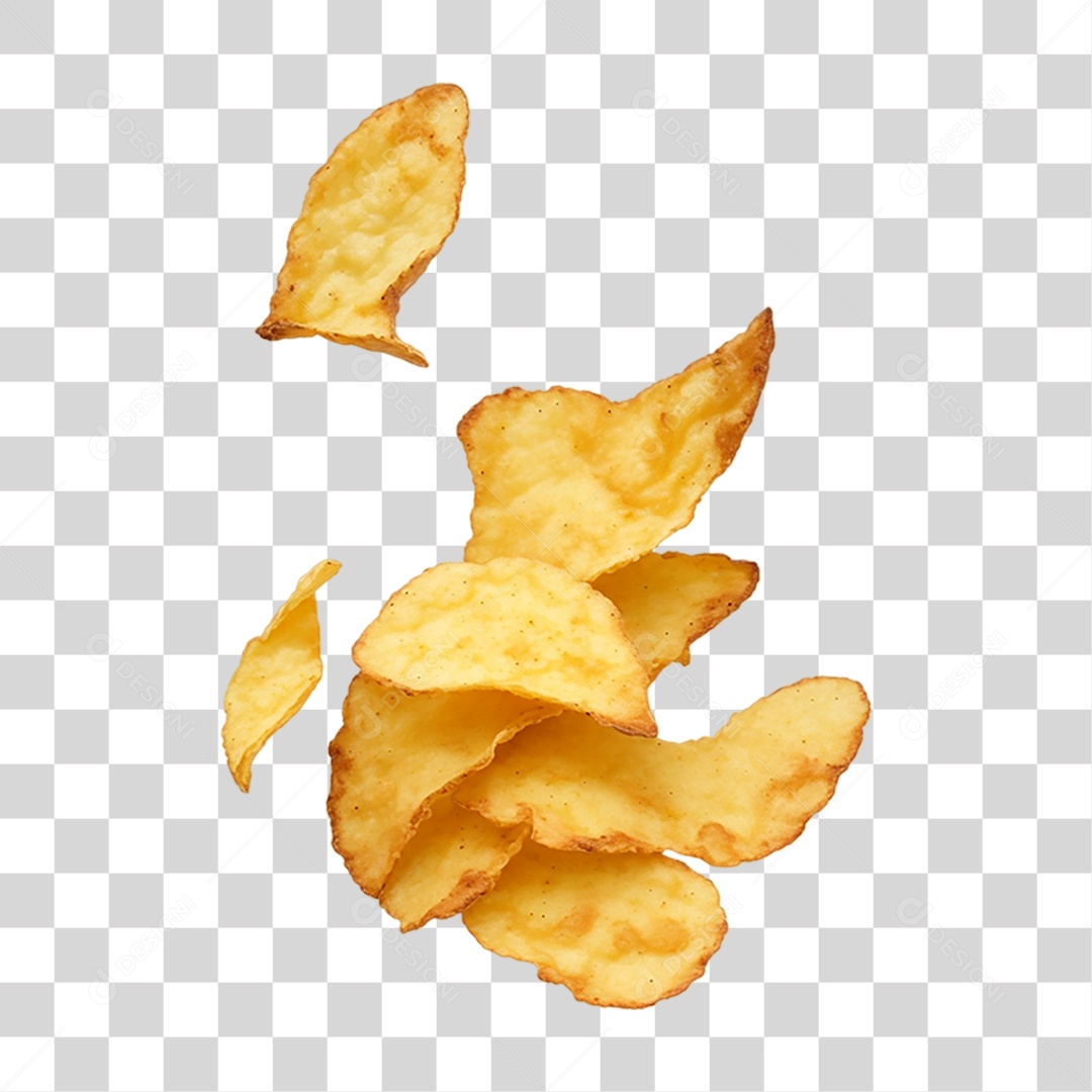 Batatas Fritas PNG Transparente