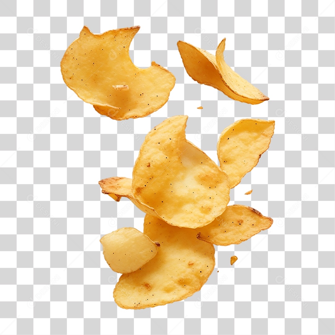 Batatas Fritas PNG Transparente