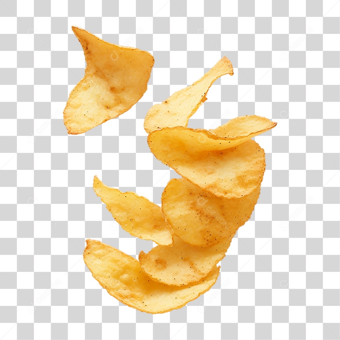 Batatas Fritas PNG Transparente