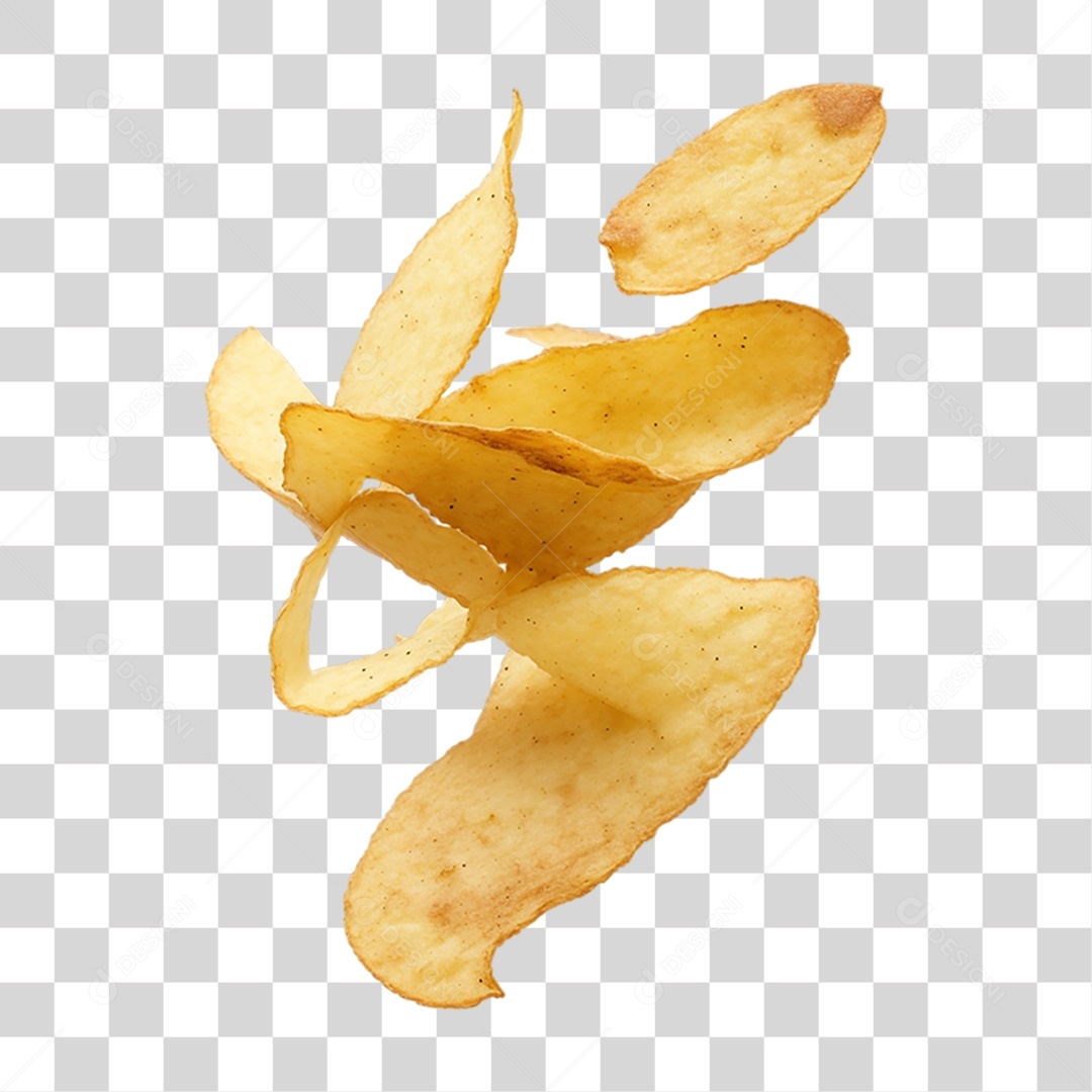 Batatas Fritas PNG Transparente
