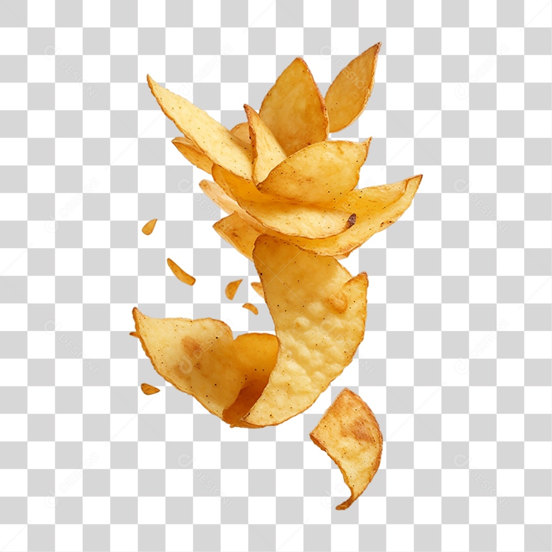 Batatas Fritas PNG Transparente