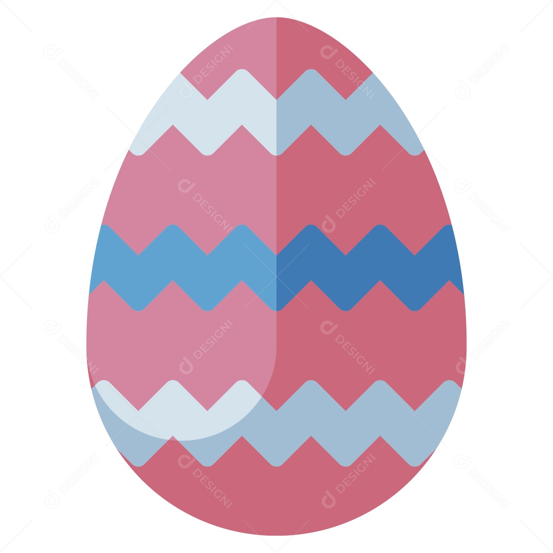 Ovo da Páscoa Ilustração Vetor EPS