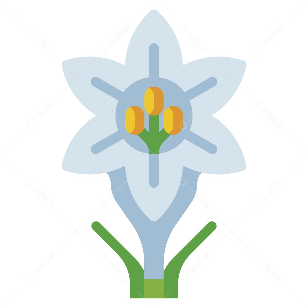 Flor Ícone Ilustração Vetor EPS