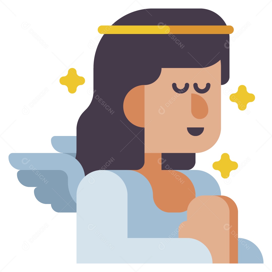 Anjo Ilustração Vetor EPS